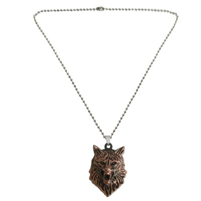 Wolf Face Pendant By Menjewell